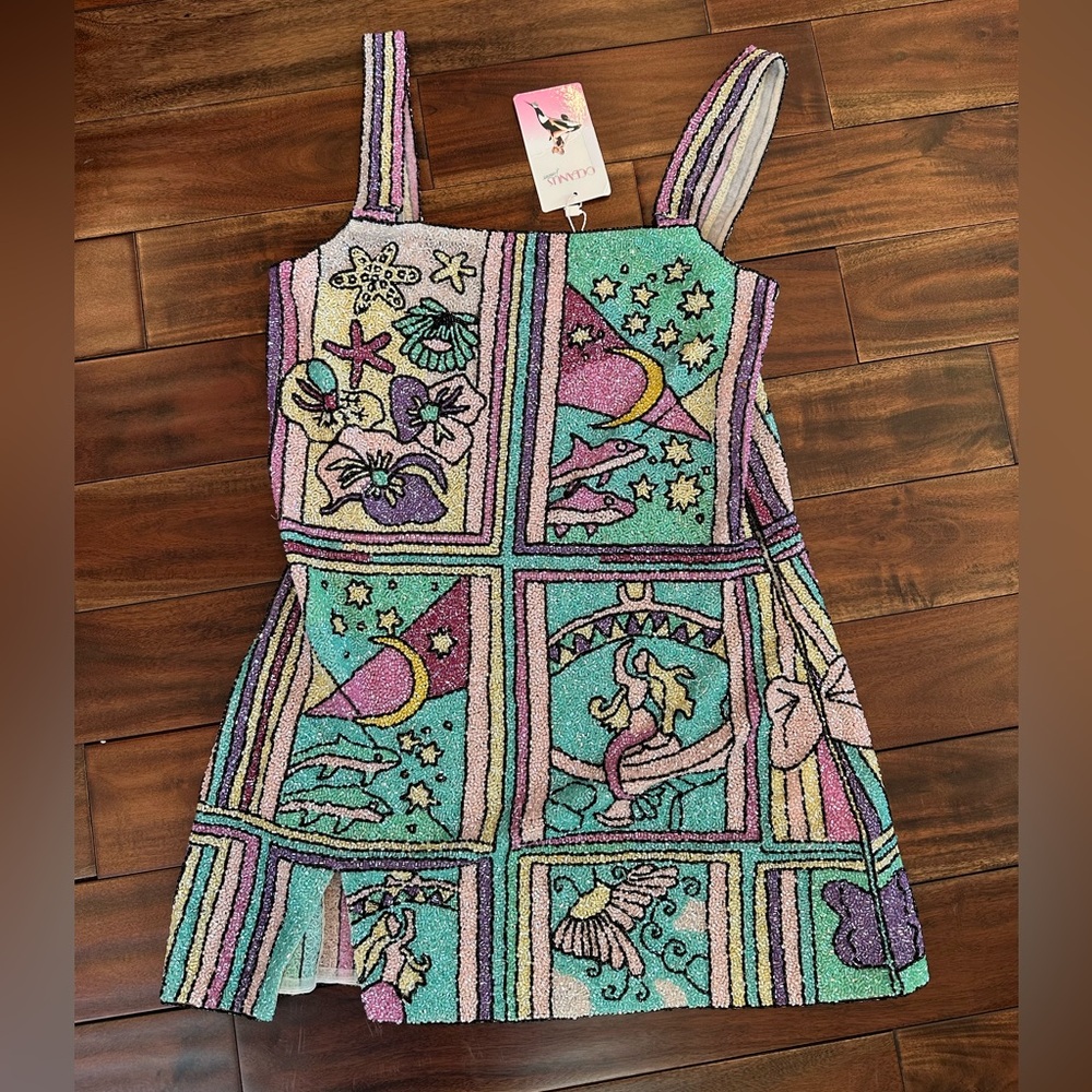 Oceanus Hand Beaded Talia Dress Size Small NWT Retails $1,600 - Picture 5 of 6
